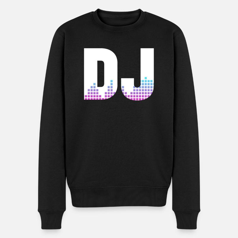 DJ Performance - Men's Premium Organic Jumper - black