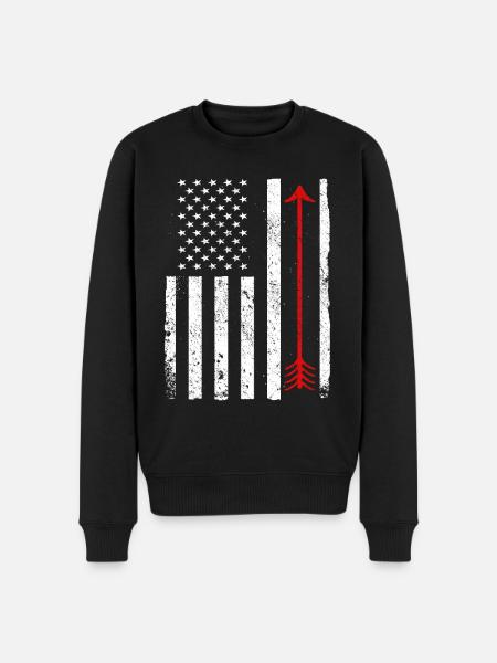Archer de tir à l’arc - Pull Premium bio Homme - noir