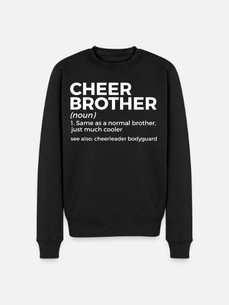 Cheerleader Cheerleading - Men's Premium Organic Jumper - black