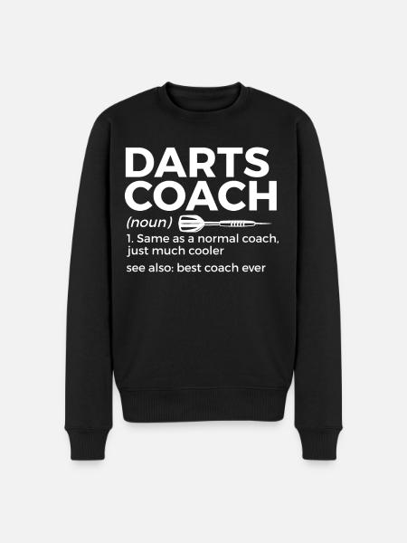 Darts Player Darts - Men's Premium Organic Jumper - black