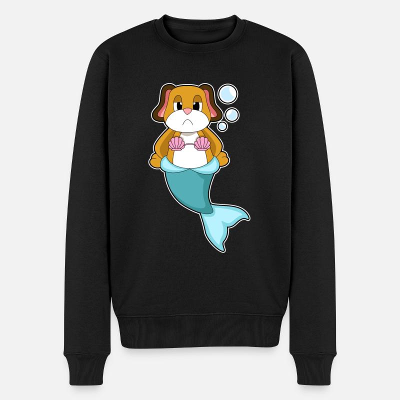 Poisson-chien - Pull Premium bio Homme - noir