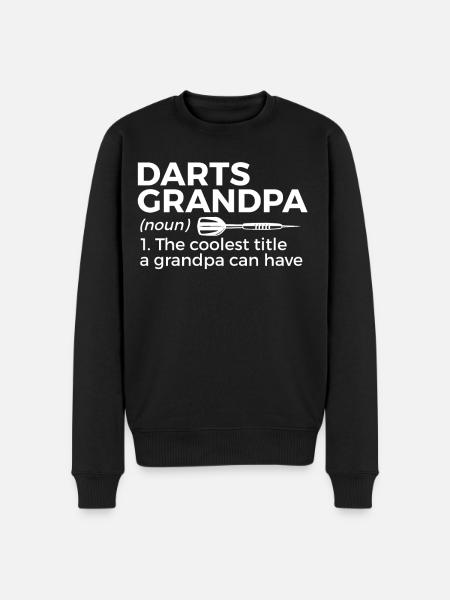 Darts Player Darts - Men's Premium Organic Jumper - black