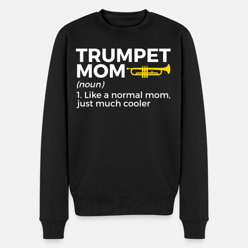 Trompette Musicien Cuivres - Pull Premium bio Homme - noir
