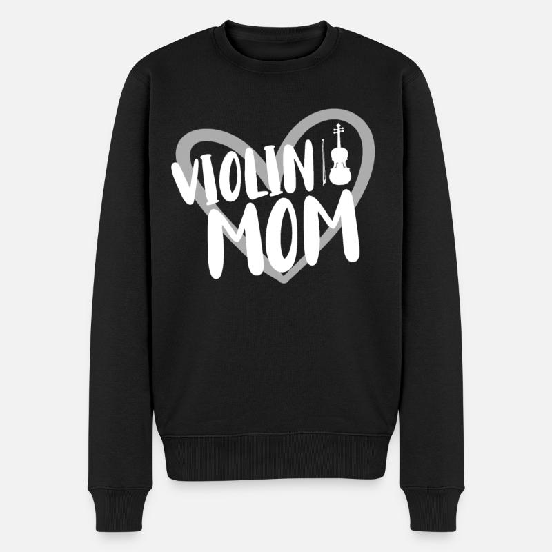 Violon Musicien - Pull Premium bio Homme - noir