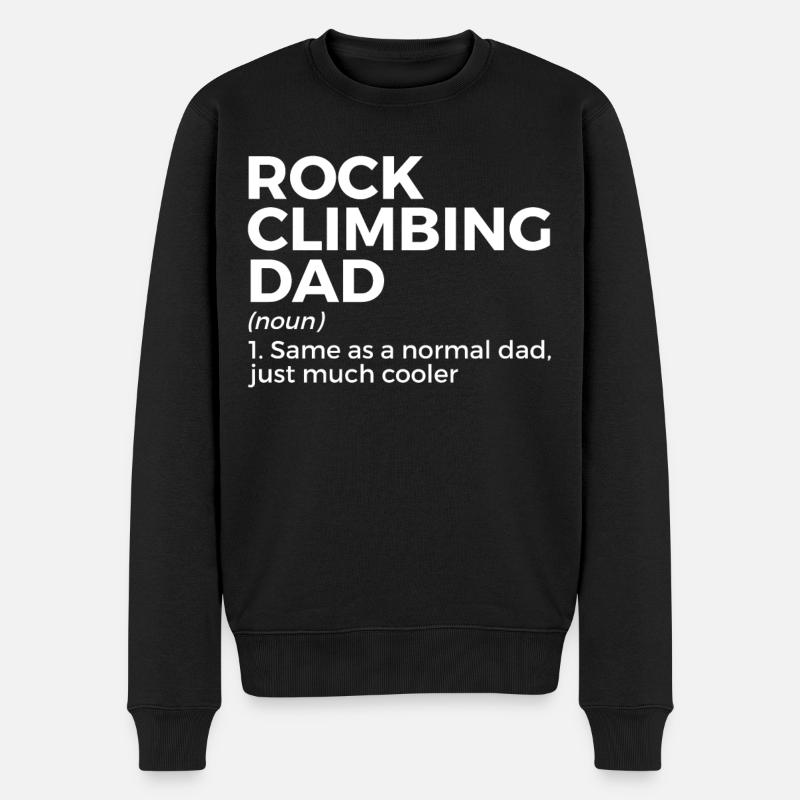Escalade Alpinisme - Pull Premium bio Homme - noir