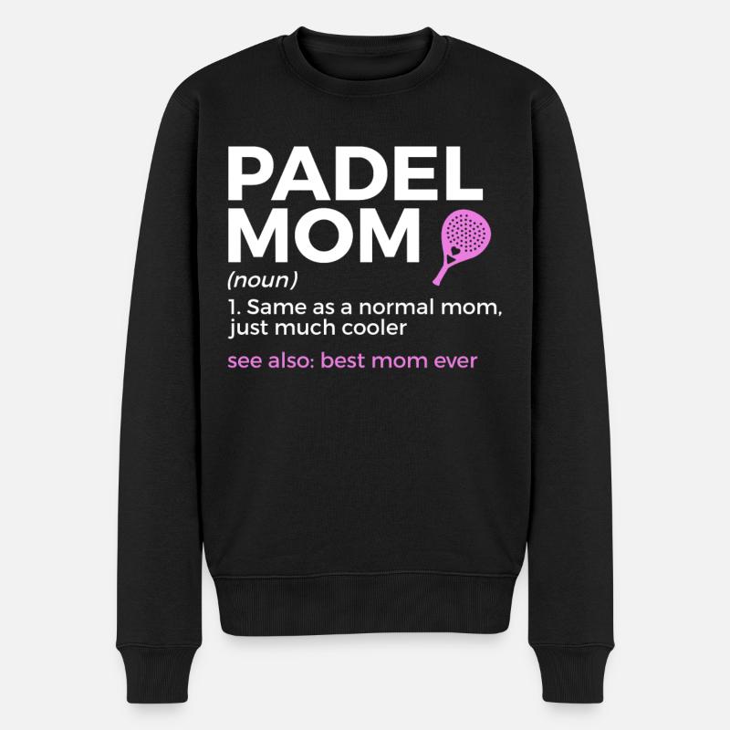 Padel Tennis - Pull Premium bio Homme - noir