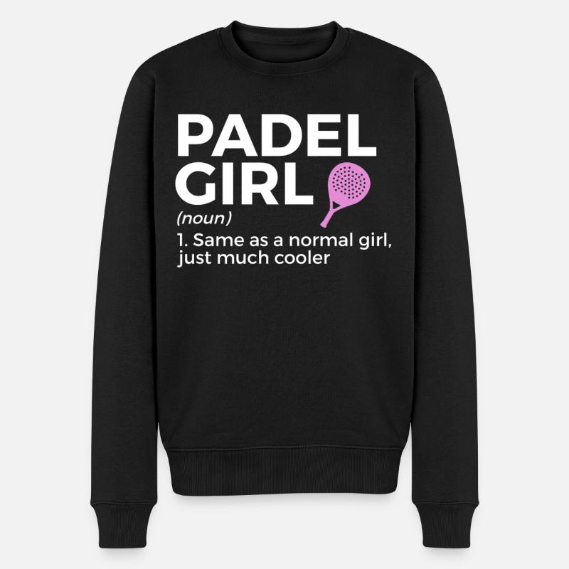 Padel Tennis - Pull Premium bio Homme - noir