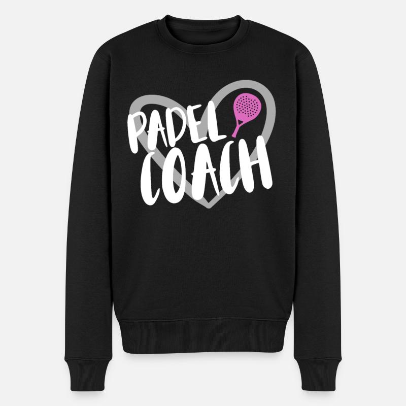 Padel Tennis - Pull Premium bio Homme - noir