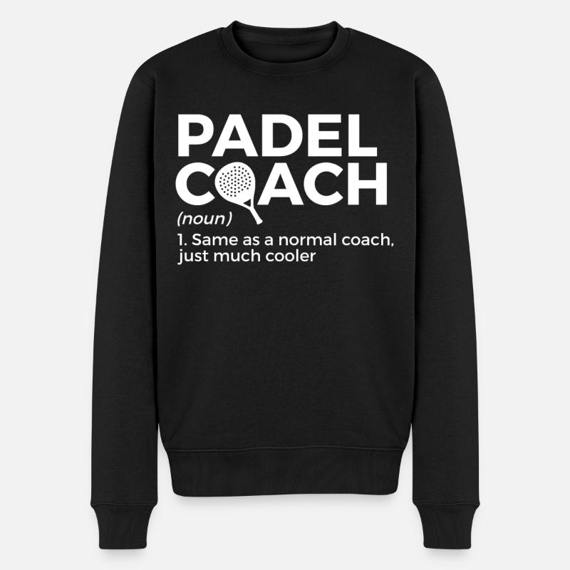 Padel Tennis - Pull Premium bio Homme - noir