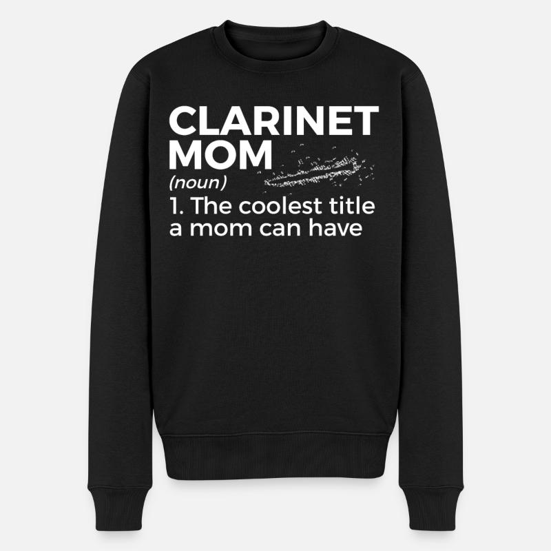 Musicien clarinette - Pull Premium bio Homme - noir
