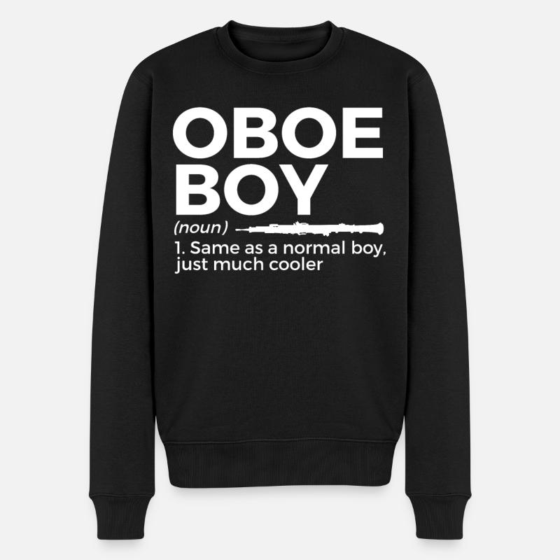 Hautbois musicien - Pull Premium bio Homme - noir