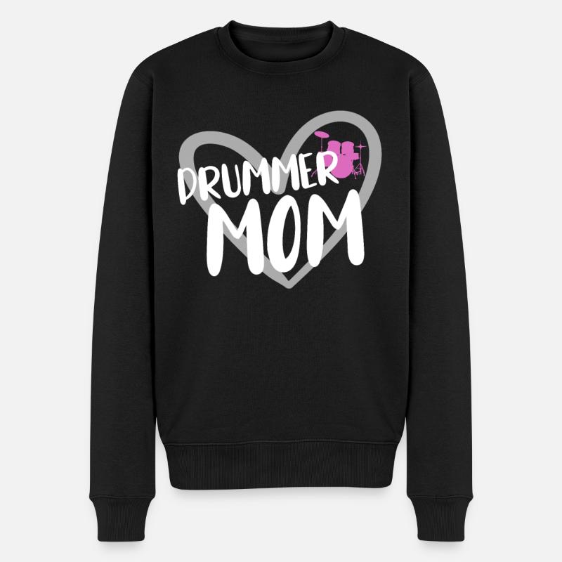musicien de batterie - Pull Premium bio Homme - noir