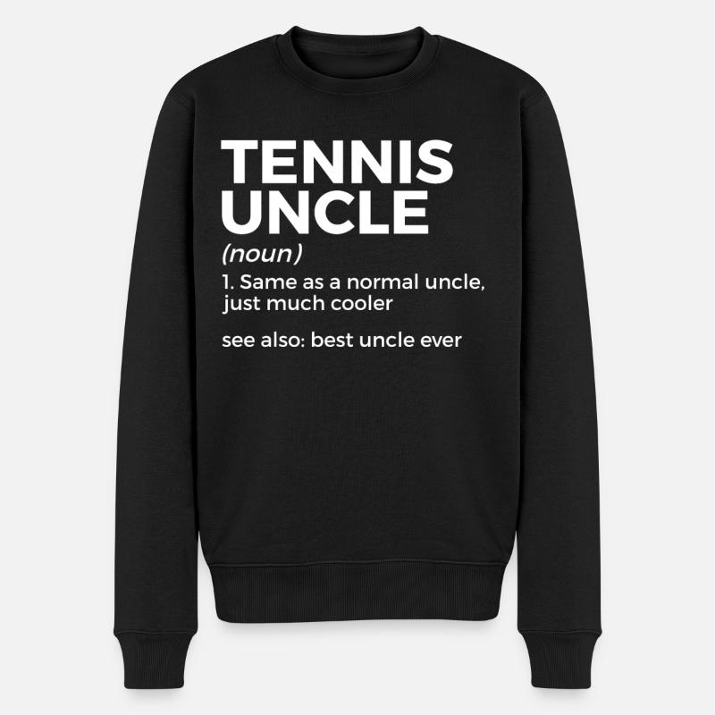 Cadeau de tennis - Pull Premium bio Homme - noir
