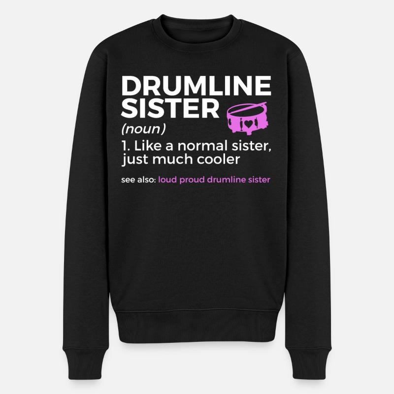 Drumline Drum Cadeau - Pull Premium bio Homme - noir