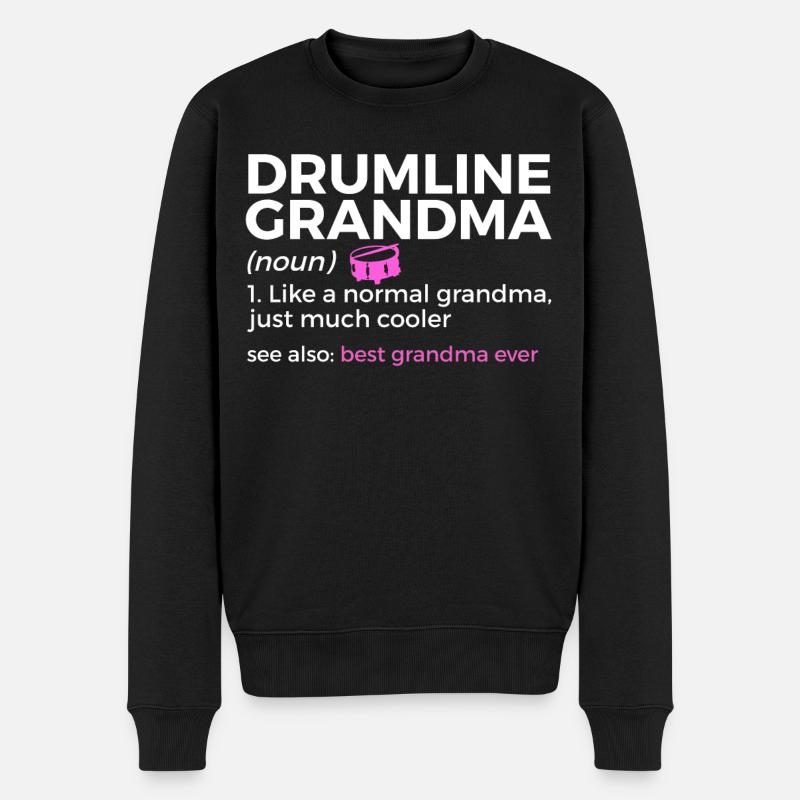 Drumline Drum Cadeau - Pull Premium bio Homme - noir