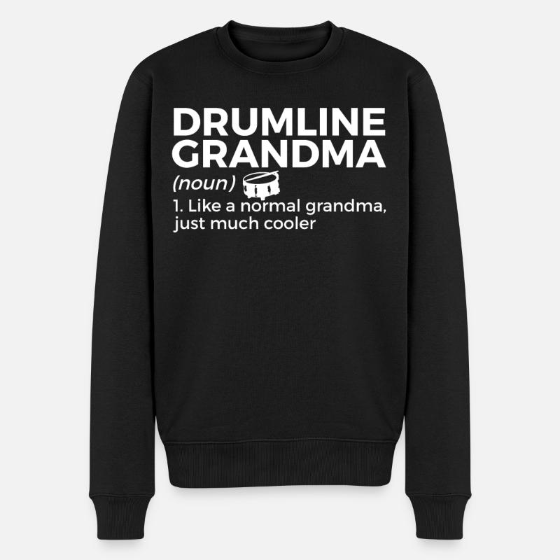 Drumline Drum Cadeau - Pull Premium bio Homme - noir