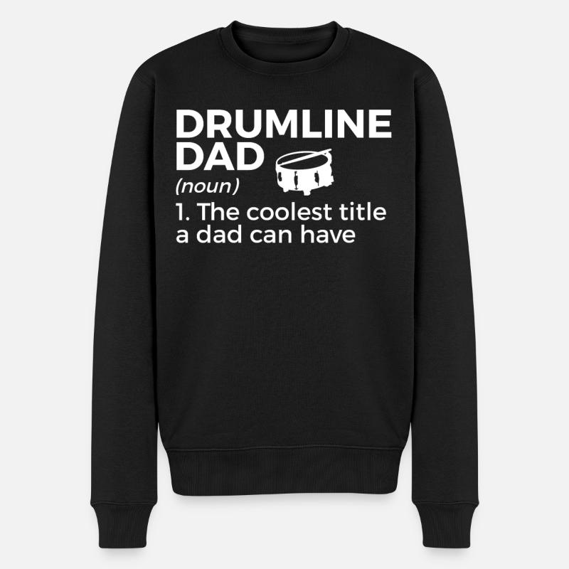 Drumline Drum Cadeau - Pull Premium bio Homme - noir