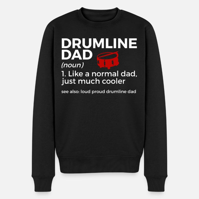 Drumline Drum Cadeau - Pull Premium bio Homme - noir