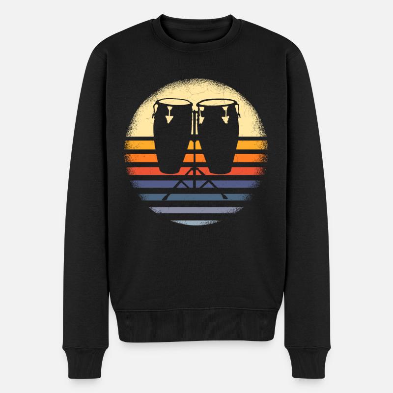 Musicien Konga - Pull Premium bio Homme - noir