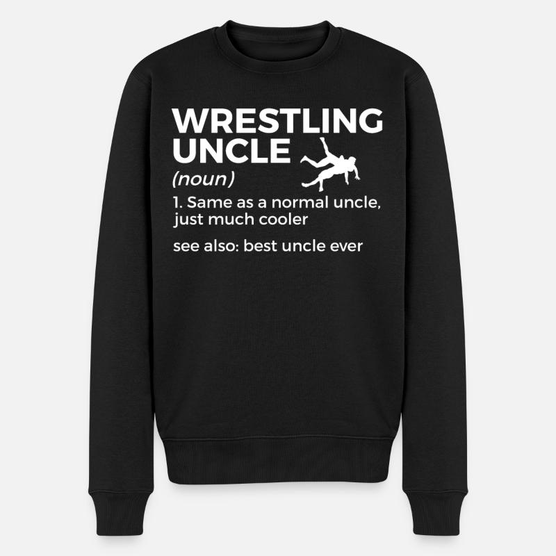 Wrestling - Männer Premium Bio Pullover - Schwarz