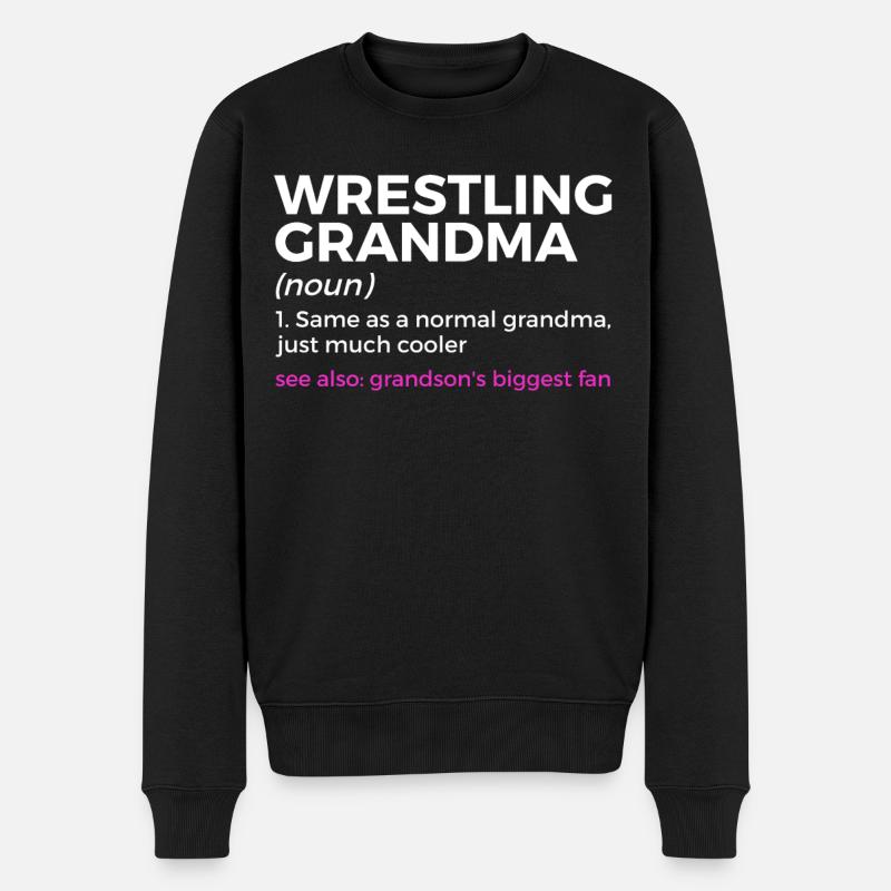 Lutte - Pull Premium bio Homme - noir