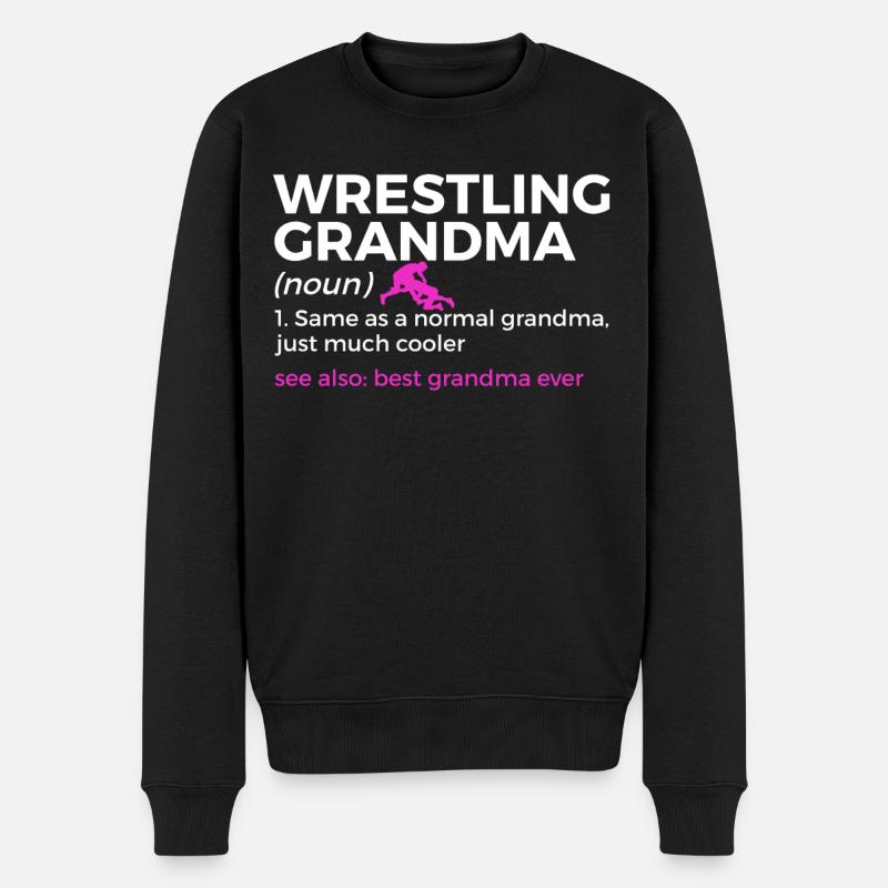 Lutte - Pull Premium bio Homme - noir