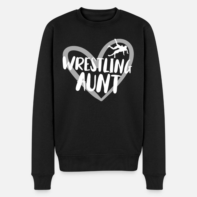 Wrestling - Männer Premium Bio Pullover - Schwarz