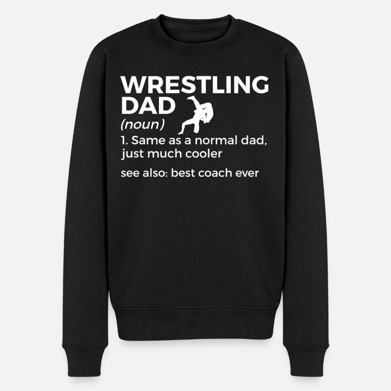 Wrestling - Männer Premium Bio Pullover - Schwarz