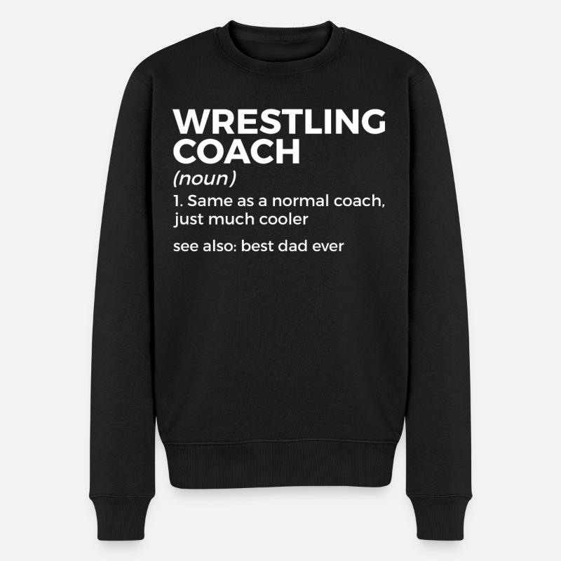 Wrestling - Männer Premium Bio Pullover - Schwarz