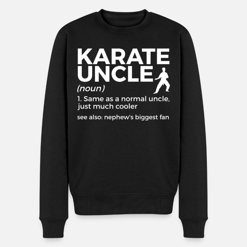 Karaté - Pull Premium bio Homme - noir