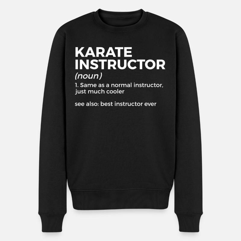 Karaté - Pull Premium bio Homme - noir