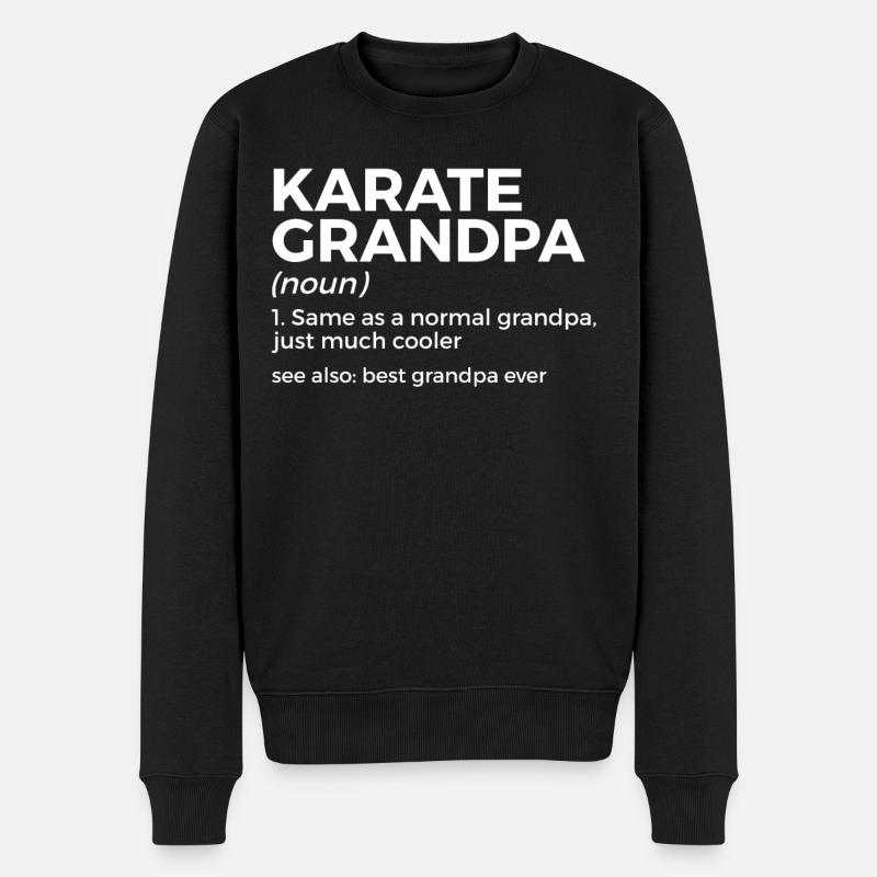 Karaté - Pull Premium bio Homme - noir