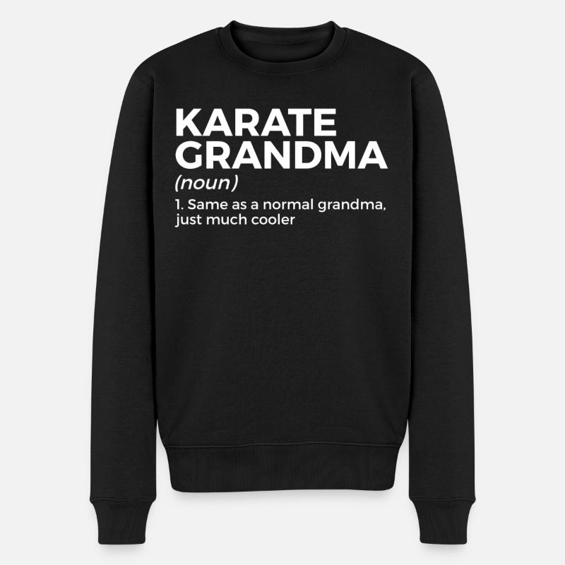 Karaté - Pull Premium bio Homme - noir