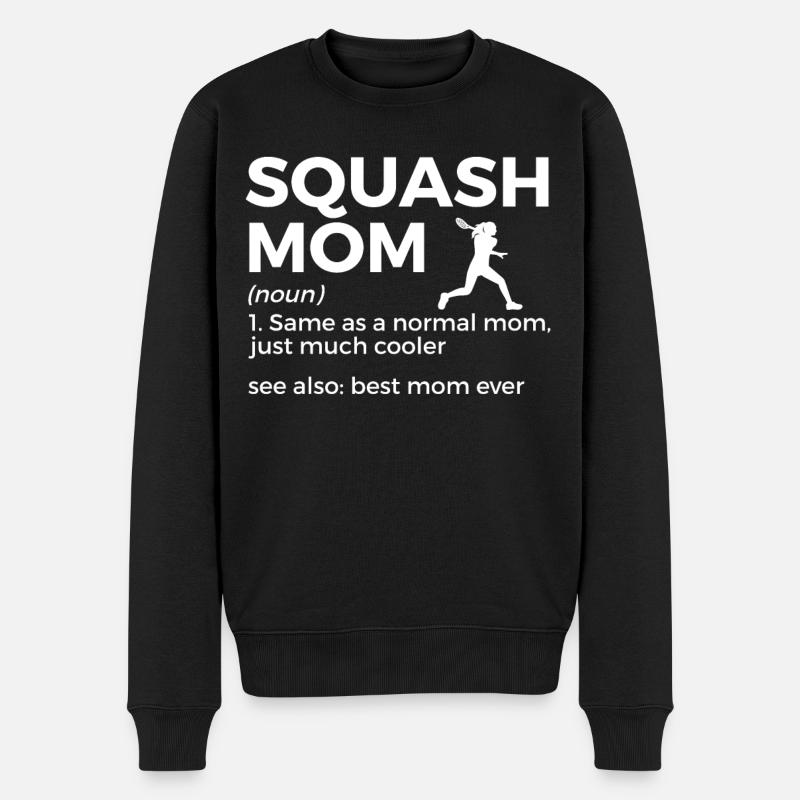 Joueur de squash - Pull Premium bio Homme - noir