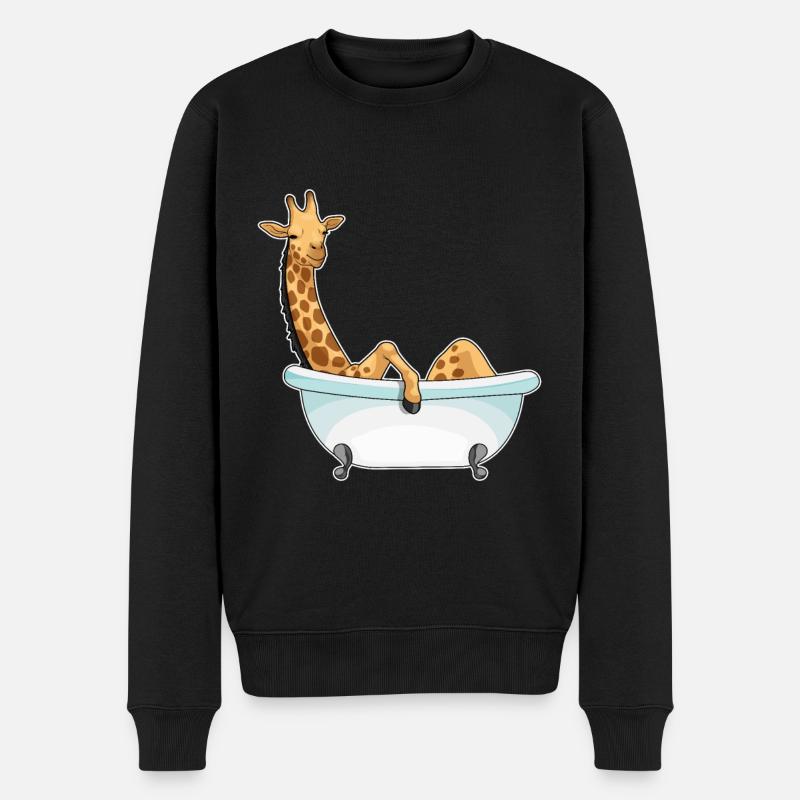 Baignoire girafe - Pull Premium bio Homme - noir