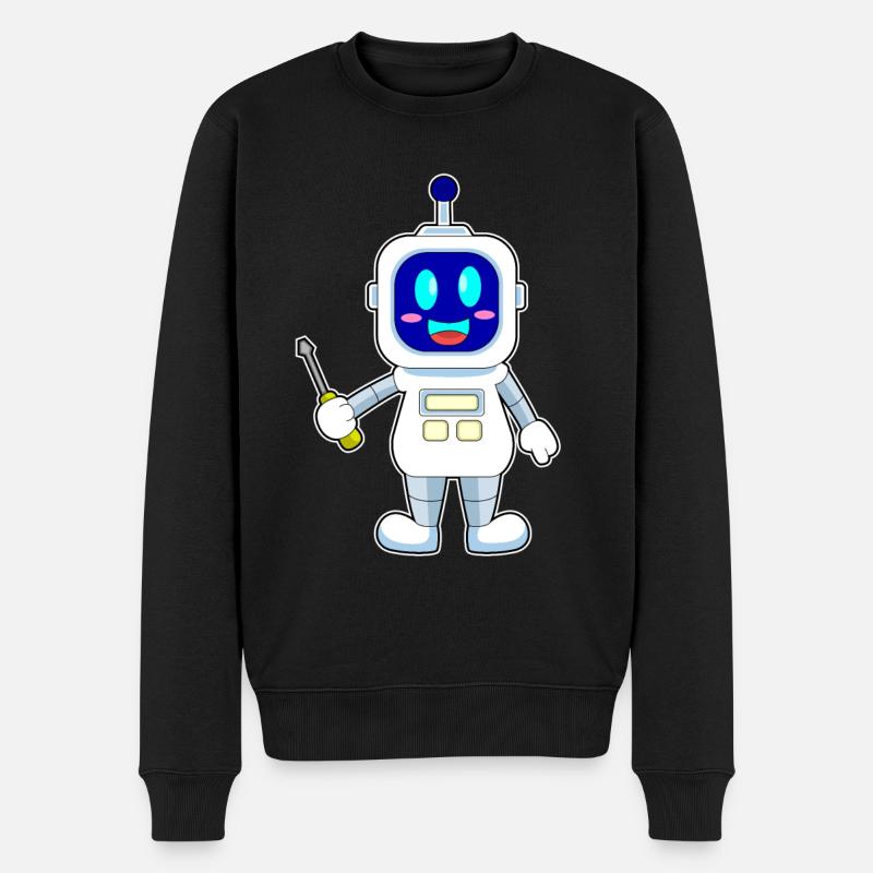 Robot Craftsman tournevis - Pull Premium bio Homme - noir
