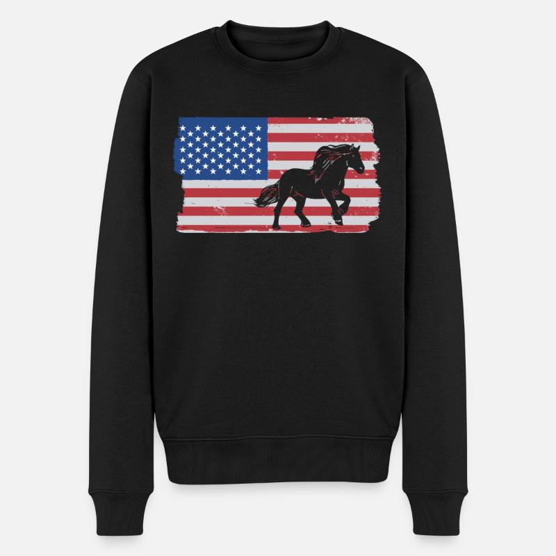 Cavalier - Pull Premium bio Homme - noir