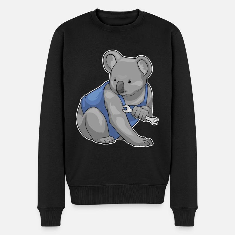 Outil mécanique Koala - Pull Premium bio Homme - noir