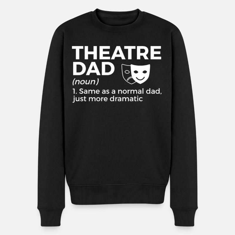 Acteurs de théâtre - Pull Premium bio Homme - noir