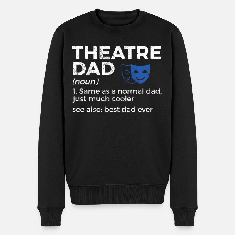 Theater Schauspieler - Männer Premium Bio Pullover - Schwarz