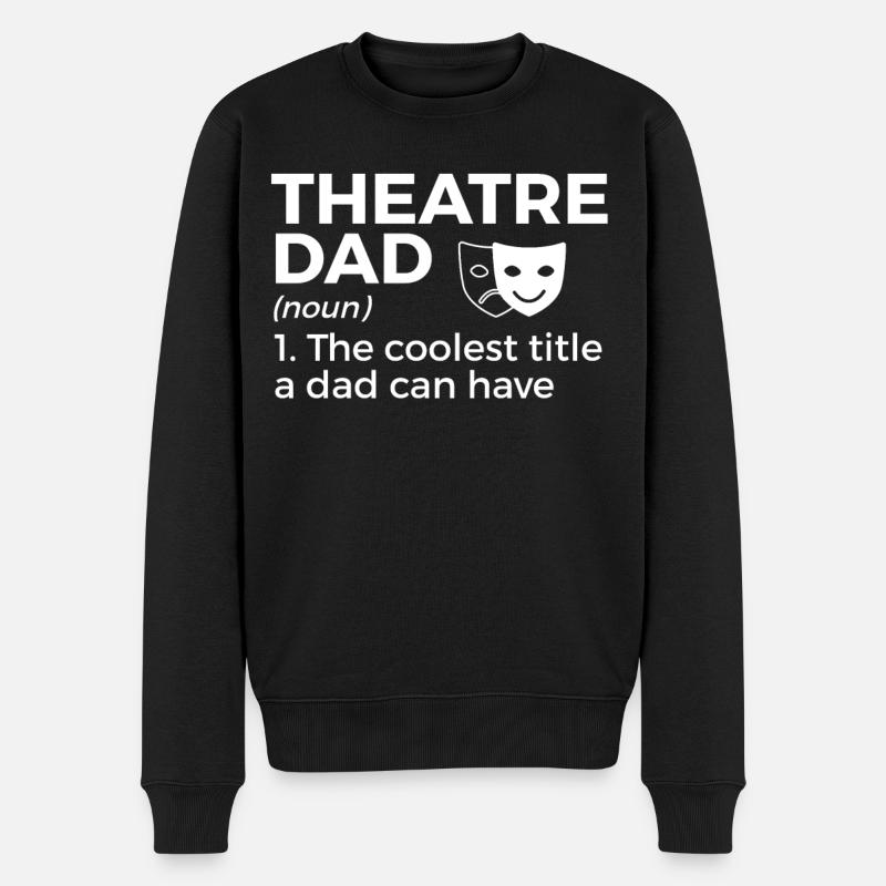 Acteurs de théâtre - Pull Premium bio Homme - noir