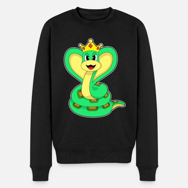Couronne du Roi Serpent - Pull Premium bio Homme - noir