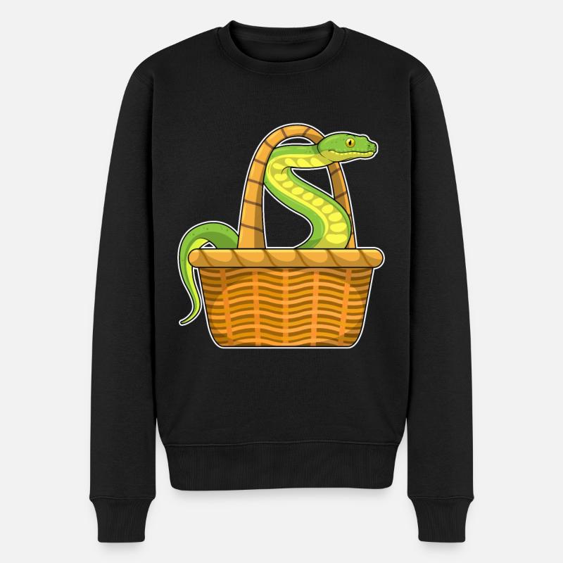 Panier serpent - Pull Premium bio Homme - noir