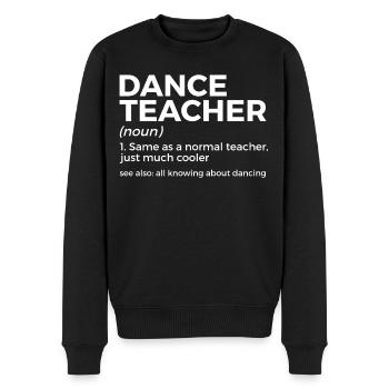 Danse pour les professeurs de danse - Pull Premium bio Homme - noir - Devant - Nico (187cm)