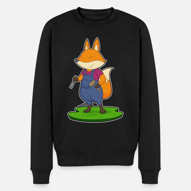 Ciseau marteau Fox Craftsman - Pull Premium bio Homme - noir