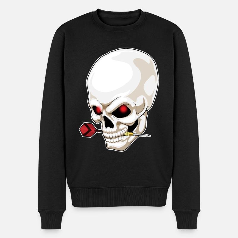 Skull Dart Dart Dart - Pull Premium bio Homme - noir