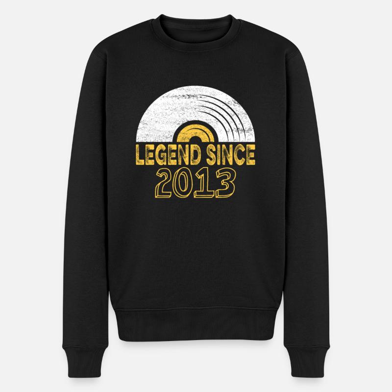 2013 Birthday Vinyl Legend depuis - Pull Premium bio Homme - noir