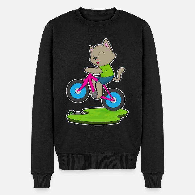Vélo chat - Pull Premium bio Homme - noir