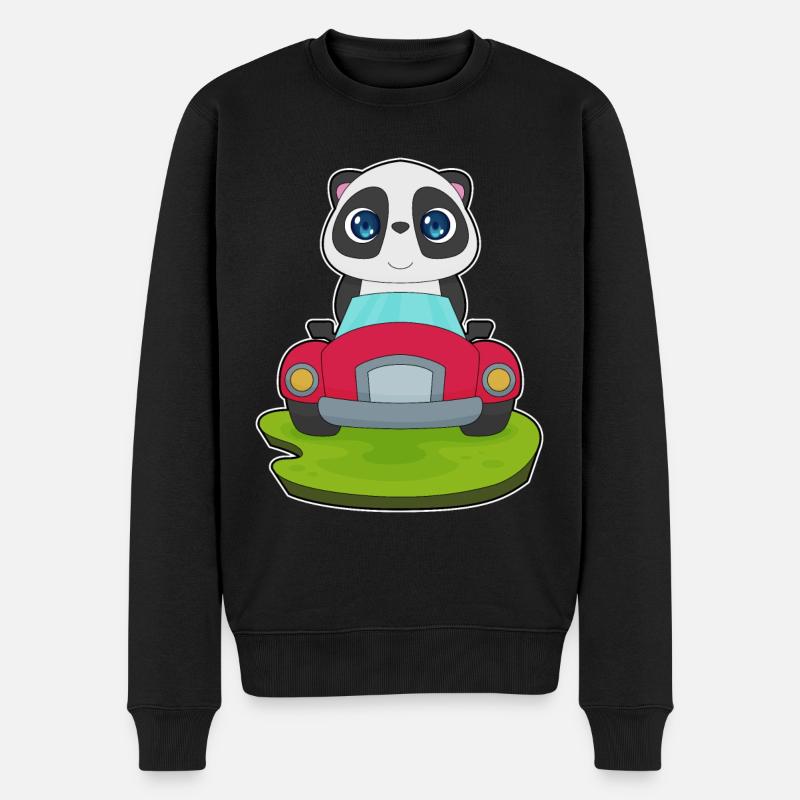 Voiture Panda - Pull Premium bio Homme - noir