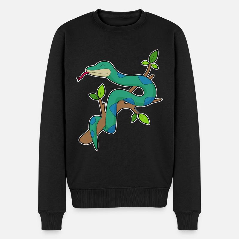 Branche de serpent - Pull Premium bio Homme - noir